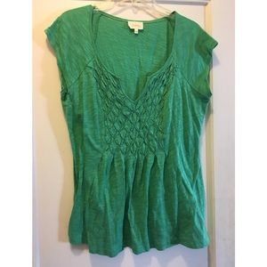 Green Deletta Top from Anthropologie